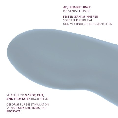 Fun Factory - Podwójne Dildo Z Wibracjami Share Vibe Pro Cool Szare Fun Factory - Podwójne Dildo Z Wibracjami Share Vibe Pro Cool Szare