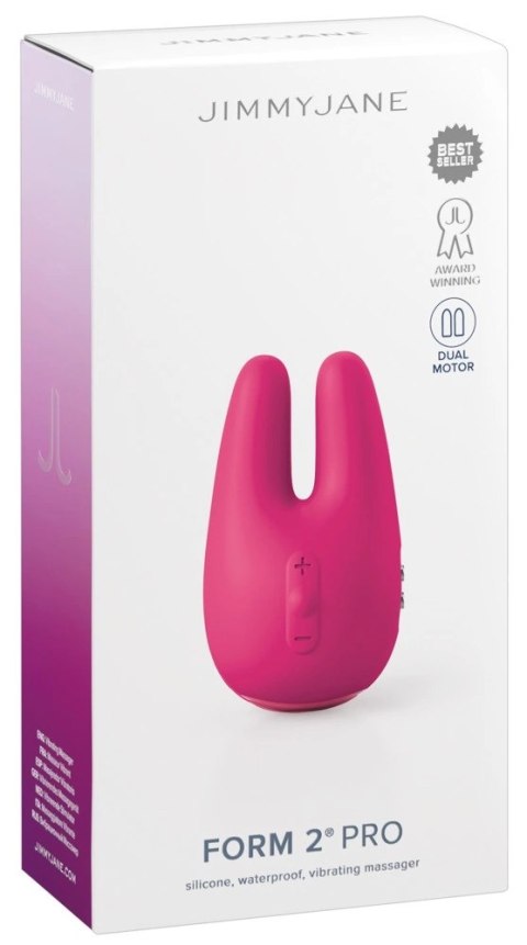 JimmyJane - Wibrator JimmyJane Form 2 PRO Z 2 Elastycznymi Uszami Różowy JimmyJane - Wibrator JimmyJane Form 2 PRO Z 2 Elastycznymi Uszami Różowy