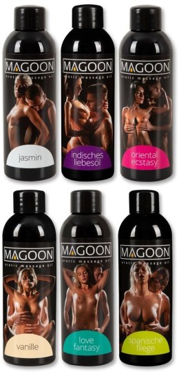 Magoon - Zestaw Olejków Zapachowych Do Masażu Erotycznego 100 ml x 6 szt