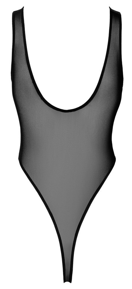 Noir - Seksowne Półprzezroczyste Body Czarne L Noir - Seksowne Półprzezroczyste Body Czarne L