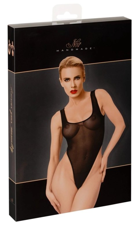 Noir - Seksowne Półprzezroczyste Body Czarne L Noir - Seksowne Półprzezroczyste Body Czarne L