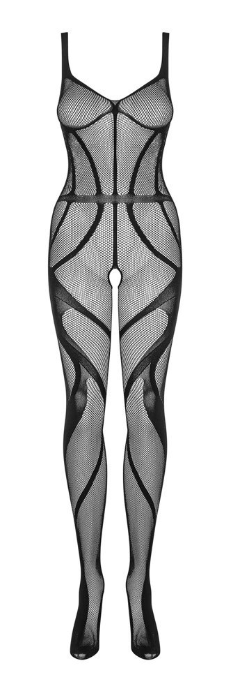 Obsessive - Seksowne Bezmajtkowe Bodystocking Z Miękkiej Siateczki G336 S-L Obsessive - Seksowne Bezmajtkowe Bodystocking Z Miękkiej Siateczki G336 S-L