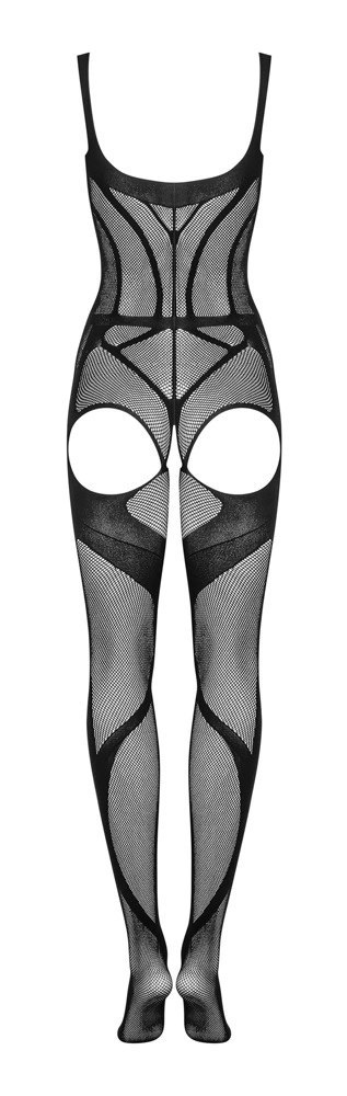Obsessive - Seksowne Bezmajtkowe Bodystocking Z Miękkiej Siateczki G336 S-L Obsessive - Seksowne Bezmajtkowe Bodystocking Z Miękkiej Siateczki G336 S-L