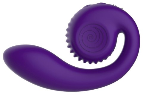 Snail Vibe - Wibrator Ślimak Zakrzywiony Ze Stymulacją Łechtaczki Gizi Fioletowy Snail Vibe - Wibrator Ślimak Zakrzywiony Ze Stymulacją Łechtaczki Gizi Fioletowy