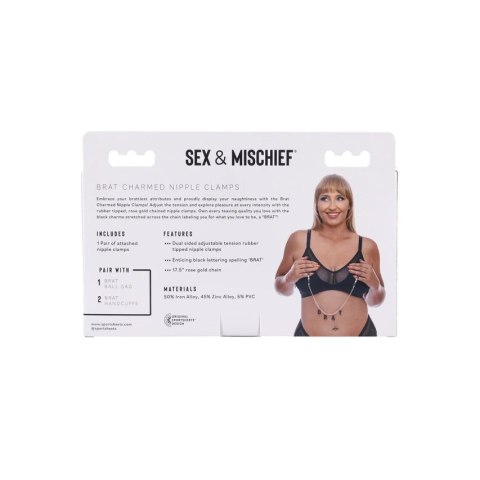 Sportsheets - Sex & Mischief Zaciski na sutki Sportsheets - Sex & Mischief Zaciski na sutki