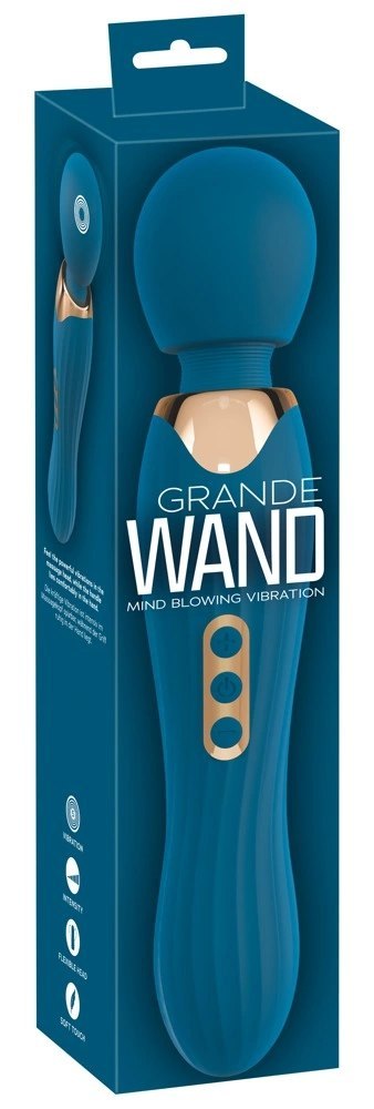 You2Toys - Duży Masażer Z Ruchomą Główka Grande Wand Niebieksi You2Toys - Duży Masażer Z Ruchomą Główka Grande Wand Niebieksi