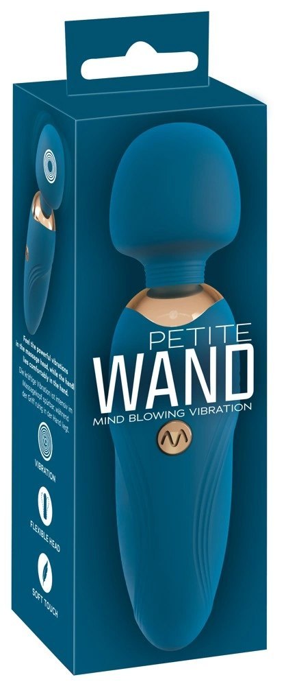 You2Toys - Mały Masażer Z Ruchomą Główka Petite Wand Niebieski You2Toys - Mały Masażer Z Ruchomą Główka Petite Wand Niebieski