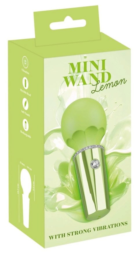 Yout2Toys - Mini Masażer Łechtaczki Zielony Mini Wand Lemon Yout2Toys - Mini Masażer Łechtaczki Zielony Mini Wand Lemon