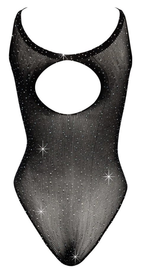 Fantasy by Cottelli Collection - Seksowne Czarne Body Z Kryształkami S-L Fantasy by Cottelli Collection - Seksowne Czarne Body Z Kryształkami S-L