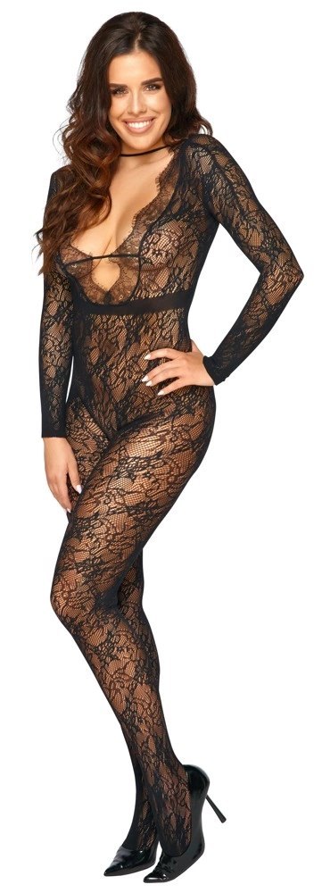 Fantasy by Cottelli Collection - Seksowny Kombinezon Bez Krocza S-L Fantasy by Cottelli Collection - Seksowny Kombinezon Bez Krocza S-L