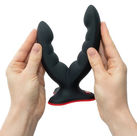 Fun Factory - Elastyczne Podwójne Dildo Ryde Black Czarne Fun Factory - Elastyczne Podwójne Dildo Ryde Black Czarne