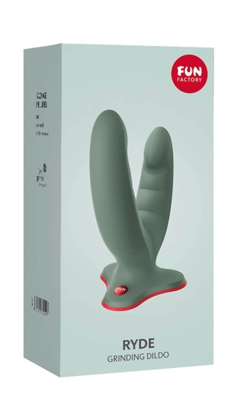 Fun Factory - Elastyczne Podwójne Dildo Ryde Wild Olive Zielone Fun Factory - Elastyczne Podwójne Dildo Ryde Wild Olive Zielone