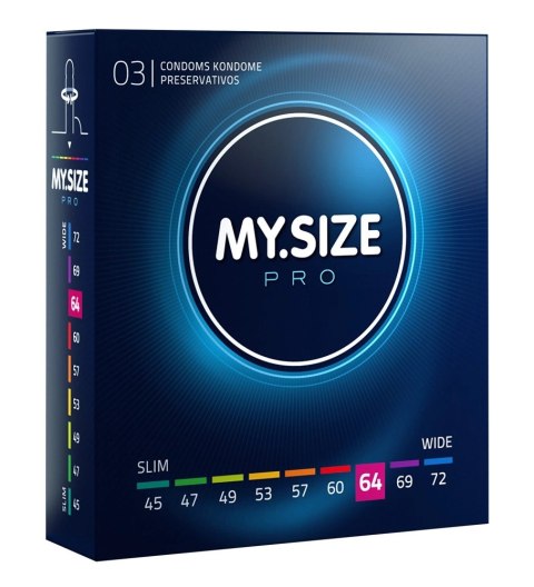 MY.SIZE PRO - Prezerwatywy 64 mm 3 Sztuk MY.SIZE PRO - Prezerwatywy 64 mm 3 Sztuk