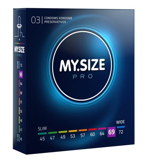MY.SIZE PRO - Prezerwatywy 69 mm 3 Sztuk MY.SIZE PRO - Prezerwatywy 69 mm 3 Sztuk