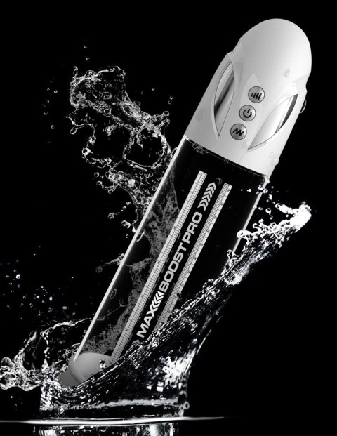 Pump Worx - Przezroczysta Pompka Do Penisa Wyświetlacz LED Max Pro Flow White Pump Worx - Przezroczysta Pompka Do Penisa Wyświetlacz LED Max Pro Flow White