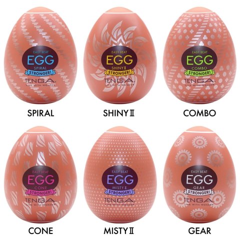 Tenga - 6 Jednorazowych Masturbatorów Egg HB Package II 6pcs Tenga - 6 Jednorazowych Masturbatorów Egg HB Package II 6pcs