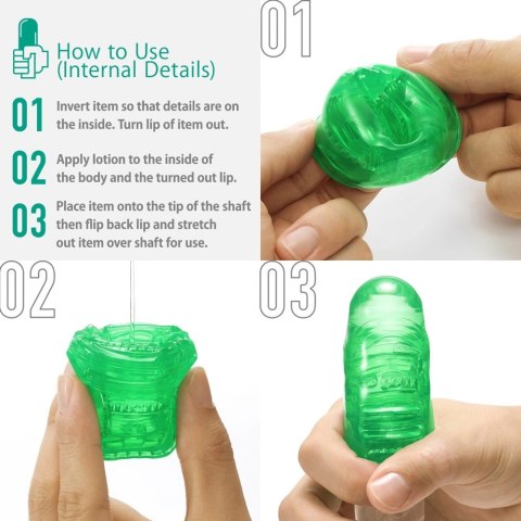Tenga - Uniwerselna Nakładka Do Masturbacji Uni Emerald Tenga - Uniwerselna Nakładka Do Masturbacji Uni Emerald