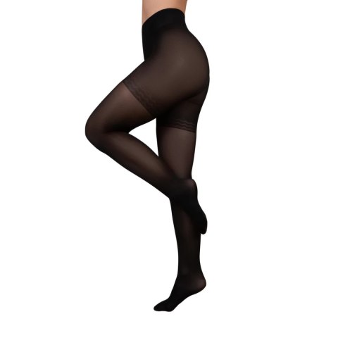 Bye Bra - Control Slim 70 Rajstopy półbłyszczące modelujące czarne L Bye Bra - Control Slim 70 Rajstopy półbłyszczące modelujące czarne L