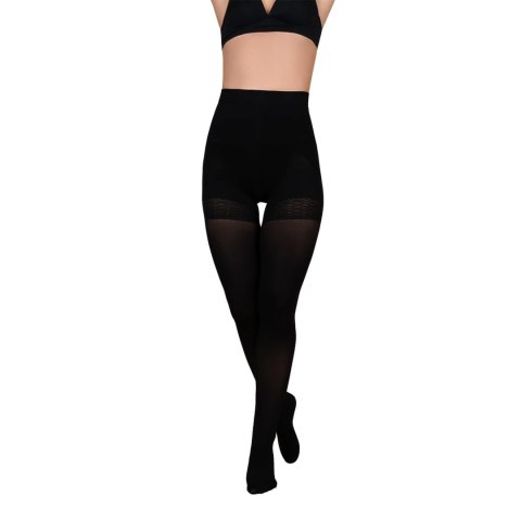 Bye Bra - Total Push Up Rajstopy czarne M Bye Bra - Total Push Up Rajstopy czarne M