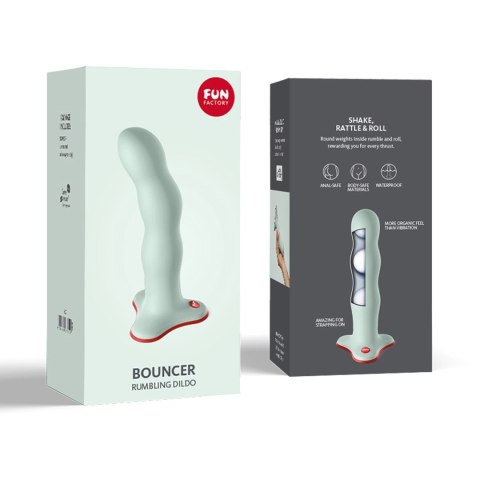 Fun Factory - Bouncer Unique Strap-on Dildo Zielone Fun Factory - Bouncer Unique Strap-on Dildo Zielone