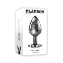 Playboy Pleasure - Korek analny Tux Aluminium - bardzo duży