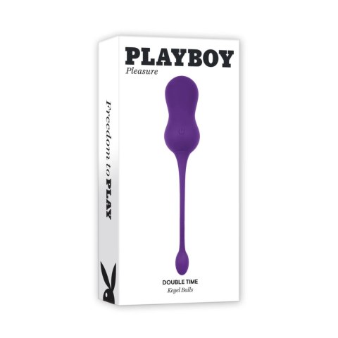 Playboy Pleasure - Wibrujące kulki kegla Double Time Playboy Pleasure - Wibrujące kulki kegla Double Time