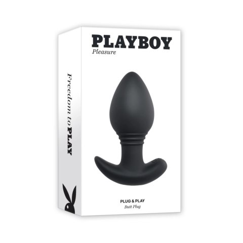 Playboy Pleasure - Wibrujący plug Buttplug - 10 prędkości Playboy Pleasure - Wibrujący plug Buttplug - 10 prędkości
