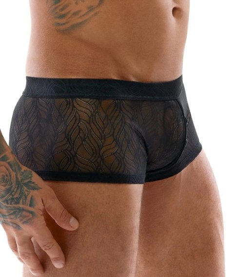 Svenjoyment - Elastyczne Męskie Bokserki Z Delikatnej Koronki Czarne XL Svenjoyment - Elastyczne Męskie Bokserki Z Delikatnej Koronki Czarne XL