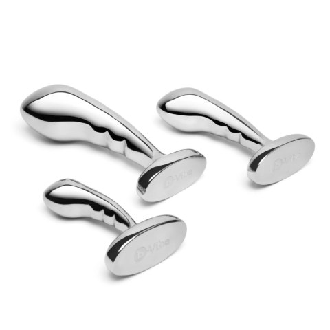 B-Vibe - Zestaw Treningowy Do Prostaty 3 Wtyczki Ze Stali Nierdzewnej B-Vibe - Zestaw Treningowy Do Prostaty 3 Wtyczki Ze Stali Nierdzewnej