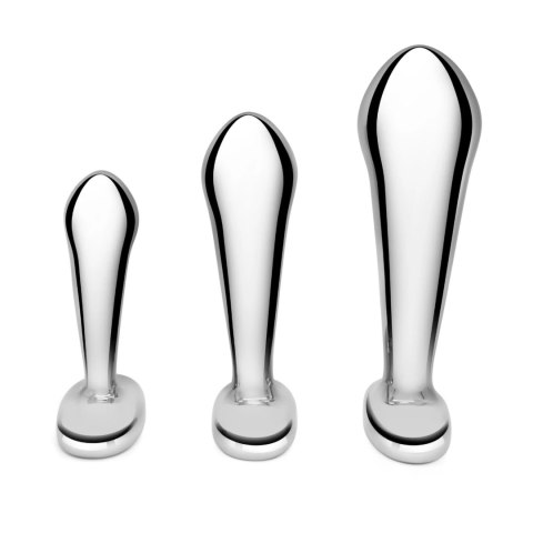 B-Vibe - Zestaw Treningowy Do Prostaty 3 Wtyczki Ze Stali Nierdzewnej B-Vibe - Zestaw Treningowy Do Prostaty 3 Wtyczki Ze Stali Nierdzewnej