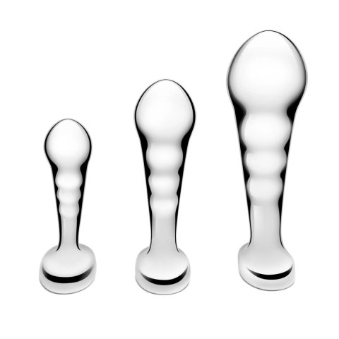 B-Vibe - Zestaw Treningowy Do Prostaty 3 Wtyczki Ze Stali Nierdzewnej B-Vibe - Zestaw Treningowy Do Prostaty 3 Wtyczki Ze Stali Nierdzewnej