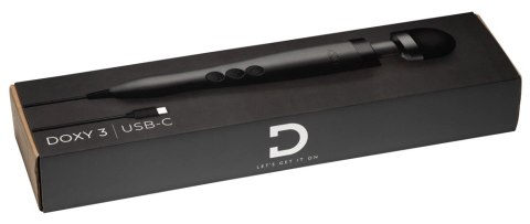 Doxy - Masażer Łechtaczki Doxy 3 USB-C Czarny Mat Doxy - Masażer Łechtaczki Doxy 3 USB-C Czarny Mat