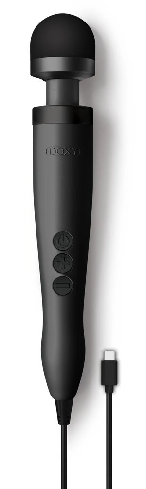 Doxy - Masażer Łechtaczki Doxy 3 USB-C Czarny Mat Doxy - Masażer Łechtaczki Doxy 3 USB-C Czarny Mat