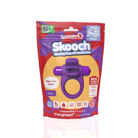 The Screaming O - Pierścień wibrujący Skooch - 5 prędkości - fiolet The Screaming O - Pierścień wibrujący Skooch - 5 prędkości - fiolet