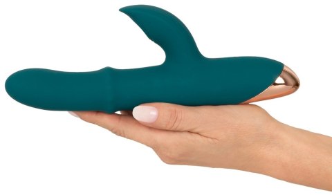 You2Toys - Wibrator podwójny - króliczek - ruchomy pierścień You2Toys - Wibrator podwójny - króliczek - ruchomy pierścień
