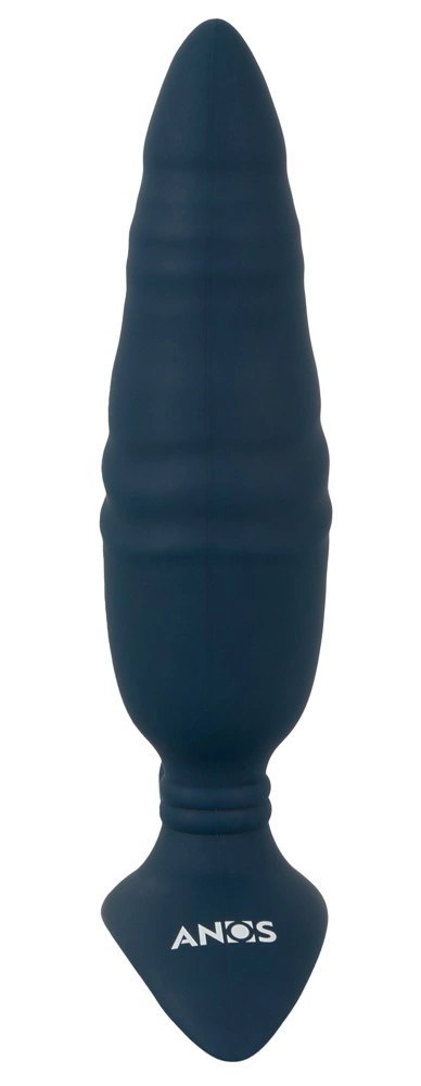 ANOS - Wibrujący Niebieski Stymulator Analny Z 3 Silnikami I 10 Trybami Wibracji + Pilot ANOS - Wibrujący Niebieski Stymulator Analny Z 3 Silnikami I 10 Trybami Wibracji + Pilot