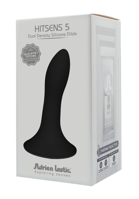 Adrien Lastic - Silikonowe Miękkie Dildo 12,9 cm Hitsens 5 Czarne Adrien Lastic - Silikonowe Miękkie Dildo 12,9 cm Hitsens 5 Czarne