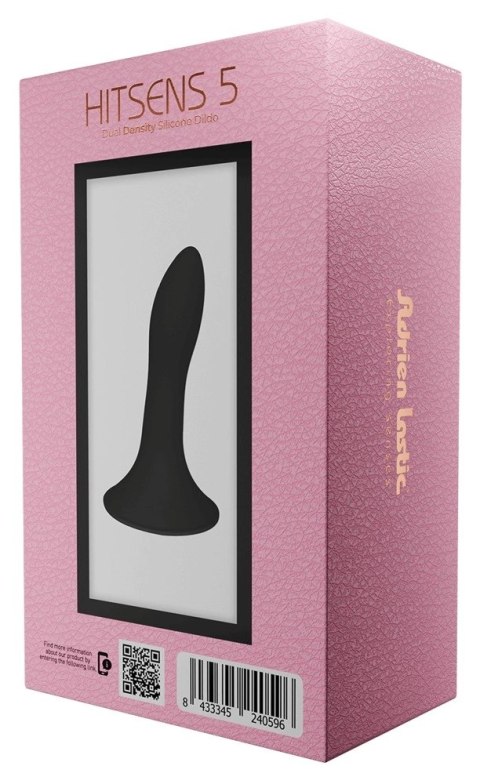 Adrien Lastic - Silikonowe Miękkie Dildo 12,9 cm Hitsens 5 Czarne Adrien Lastic - Silikonowe Miękkie Dildo 12,9 cm Hitsens 5 Czarne