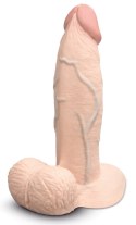 B-Vibe Slipskin Girthy 17,8 cm silikonowy model cielisty z przyssawką