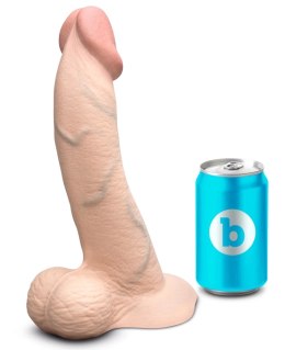 B-Vibe Slipskin Curved 25 cm Silikonowy model z przyssawką cielisty