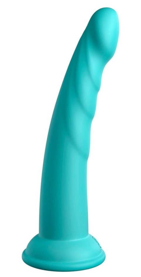 Dillio Platinum - Dildo Z Rowkami Stymulującymi I Żołędziem 19,7 cm Slim Seven Turkusowe Dillio Platinum - Dildo Z Rowkami Stymulującymi I Żołędziem 19,7 cm Slim Seven Turkusowe