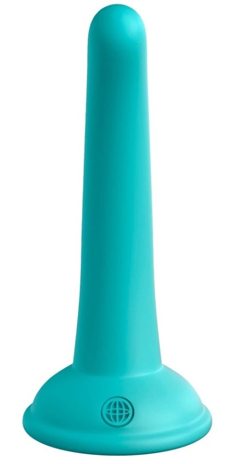 Dillio Platinum - Miękkie Silikonowe Dildo Zakrzywione Curious Five 14,6 cm Turkusowe Dillio Platinum - Miękkie Silikonowe Dildo Zakrzywione Curious Five 14,6 cm Turkusowe
