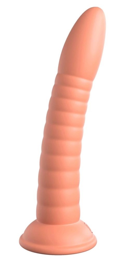 Dillio Platinum - Silikonowe Zakrzywione Dildo Z Rowkami 19,7 cm Wild Thing Pomarańczowe Dillio Platinum - Silikonowe Zakrzywione Dildo Z Rowkami 19,7 cm Wild Thing Pomarańczowe