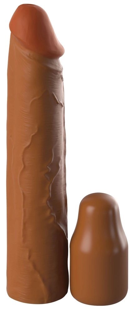 FXTE - Nakładka Na Penisa 66% Grubszy Penis + 5,1 CM Brązowy FXTE - Nakładka Na Penisa 66% Grubszy Penis + 5,1 CM Brązowy