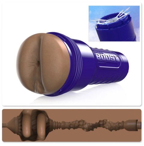 Fleshlight - Masturbator Z Kontrolą Ssania Anus Boost Blast Dark Brązowy Fleshlight - Masturbator Z Kontrolą Ssania Anus Boost Blast Dark Brązowy