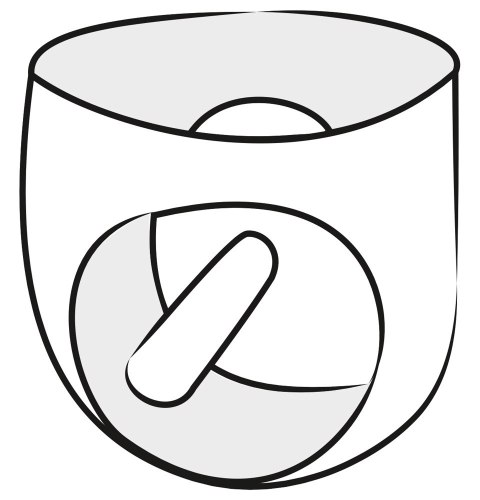 LATE X - Lateksowe Męskie Slipy Z Dildem Analnym Czarne M/L LATE X - Lateksowe Męskie Slipy Z Dildem Analnym Czarne M/L