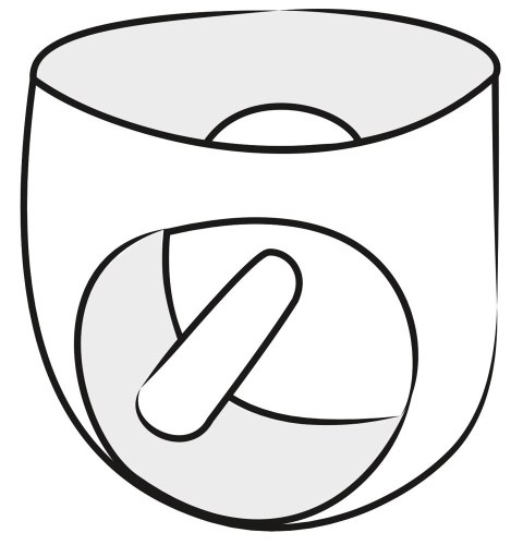 LATE X - Lateksowe Slipy Męskie Z Dildem W Kroczu Czarne XL LATE X - Lateksowe Slipy Męskie Z Dildem W Kroczu Czarne XL