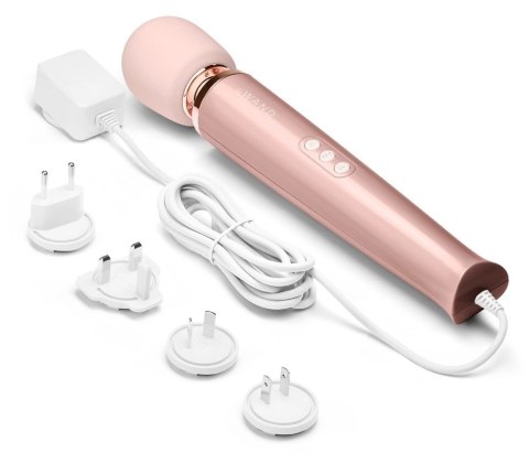 Le Wand - Masażer Łechtaczki 34 cm Ruchoma Główka Powerful Plug-In RoseG Le Wand - Masażer Łechtaczki 34 cm Ruchoma Główka Powerful Plug-In RoseG
