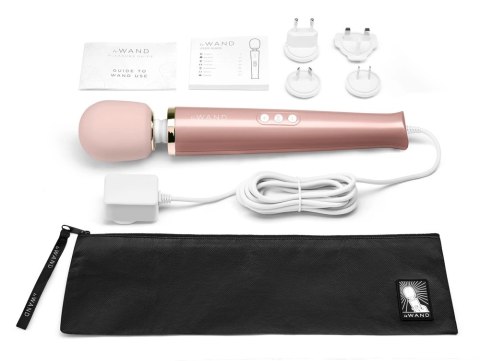 Le Wand - Masażer Łechtaczki 34 cm Ruchoma Główka Powerful Plug-In RoseG Le Wand - Masażer Łechtaczki 34 cm Ruchoma Główka Powerful Plug-In RoseG