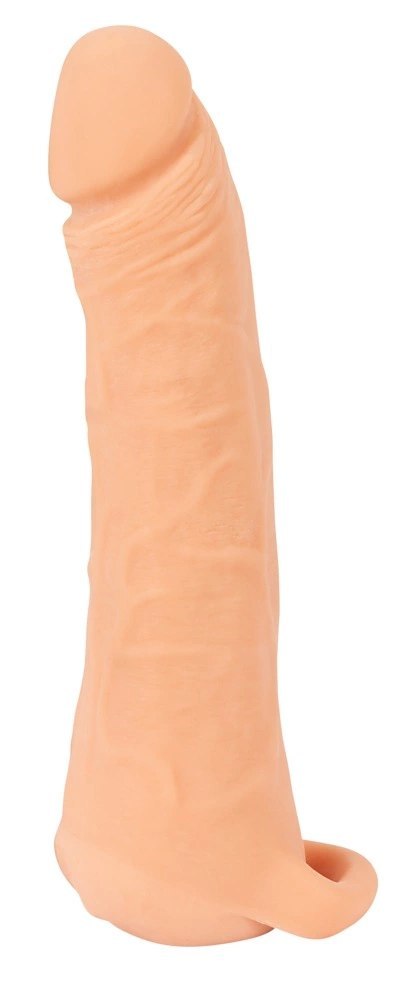 Nature Skin - Przedłużka Na Penisa I Masturbator Cipka 2w1 Duża Nature Skin - Przedłużka Na Penisa I Masturbator Cipka 2w1 Duża